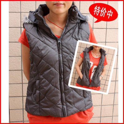 品牌折扣女裝冬裝 正品羽絨馬甲背心，時尚保暖批發優選
